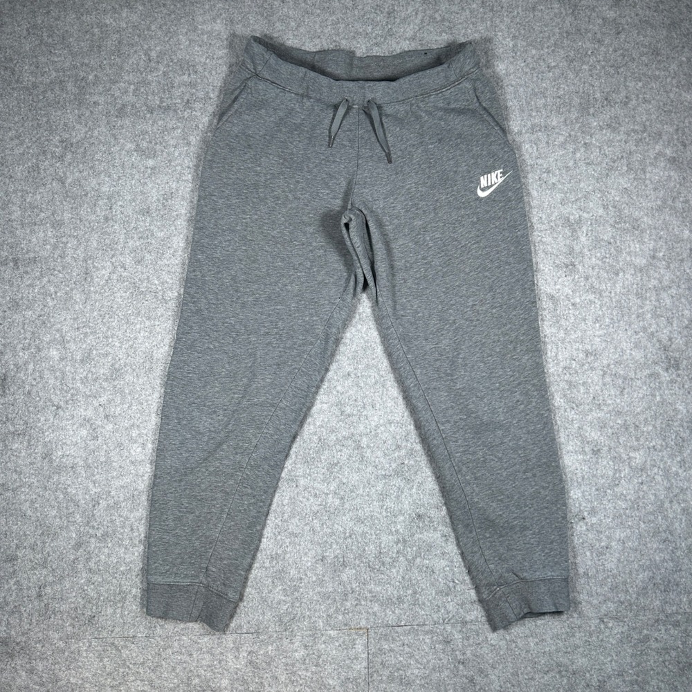 Nike Sweatpants Boys XL Grey Club Fleece Joggers Athletic Gym BV2720-091